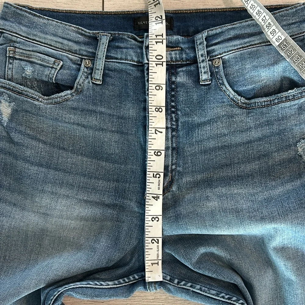 Silver Jeans Callie Skinny Crop size 30